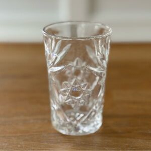 Vintage Small Pressed Glass Tumbler